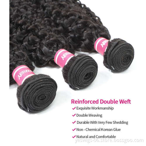 10A Brazilian Virgin Hair Kinky Curly Bundles 100% Unprocessed  Human Hair Weaves